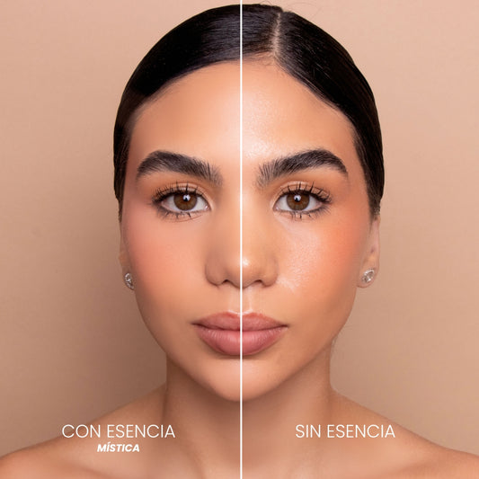 Cosmic Duo Mística | Polvo Traslúcido Tono Beige + Espejo